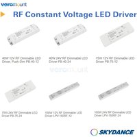 Skydance AC 220V to DC 12V 24V 40W 75W 150W Dimmable LED Driver 2.4G RF Wireless Remote Control Transformer PB-40-12 PB-75-24