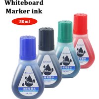 50ml Whiteboard Marker Ink,4 Colors Red,Blue,Black,Green Whiteboard Marker Refill Ink,For Erasable Whiteboard Markers pen