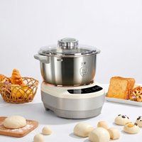 Household Small Dough Mixer Automatic Machine for Kneading with Fermentation Function stainless steel
