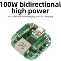 IP2368 2–5S bidirectional high-power charge/discharge module, PD 100W buck-boost fast-charging module, Type-C interface