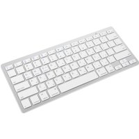 X5 White Ultra Thin Hebrew Keyboard Full Size Low Noise Wireless Computer Keyboards Portable Compact Membrane Silent For Desktop