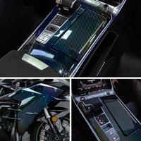 Laser Carbon Fiber Vinyl Wrap Glossy Black Car Body Film Waterproof Vinyl Auto Tunning Self Adhesive Vinyl for Car Accessories