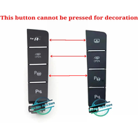 For VW MQB Jetta Mk7 2019-2022 Radar Full Key Switch Parking Button Central Control Decoration 17G 927 238 A 17G927238B