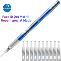 10pcs/lot Face ID Dot Matrix Repair Special Blade Set for IPhone X XR XS 11 Pro Max Facial Lattice Maintenance Hand Tool Knife
