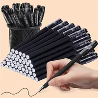 Gel Pen Black Blue Red Gel Ink Refill School Office Supplies Stationery Pen gel pens kawaii accessories stationery cute
