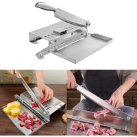 Commercial Frozen Meat Slicer Bone Cutting Tool Stainless Steel Minced Lamb Bone Meat Cutter Chicken Duck Fish Cutting