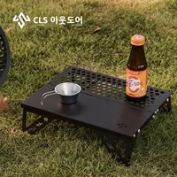 GO PEAK Outdoor Mini Folding Table Ultra Light Portable Pocket Small Coffee Table BBQ Mountaineering Picnic Aluminum Alloy Table