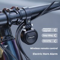 ENLEE Bicycle Electric Horn Anti Theft Alarm Bell Wireless Remote Type C Rechargeable For Mountain Bike Cycling Equipment