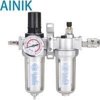 Air Filter Regulator Oil Water Separator Trap Regulator Valve For Compressor Pneumatic Parts SFC400 1/2 SFC300 3/8 SFC200 1/4