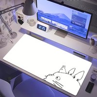 Black and White Deskmat Dragon Mouse Pad Playmat Laptop Japan Anime Cute Cat Mouse Mat Gaming Keyboard Rubber Pads The Table Rug