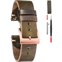 Horween US Chromexcel Leather Watch Bands Brown Soft Wrap Handmade Leather Straps 18mm 20mm 22mm image 4