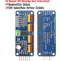 16-Channel 12-bit PWM Servo Driver - I2C interface - PCA9685 for Arduino Raspberry Pi DIY Servo Shield Module servo shield
