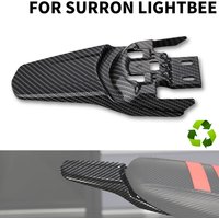 AliExpress JFGRACING Ebike Rear Mudguards Fender Cover For Lightbee Surron S X Off-Road Electric Dirt Bike Imitation Carbon Fiber Motorcycle