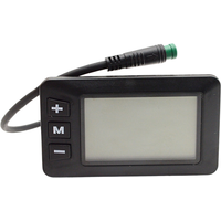 AliExpress NONE LCD Display Speedometer With 5 Core Connector For G51 Electric Bike Scooter 24V 36V 48V Handlebar Mount Cycling Accessories