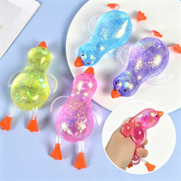 Taba Glitter Animal Duck Octopus Squishy Stress Relief Toy Transparent Jellyfish Squeeze Fidget Toy Star Confetti Anxiety Gift