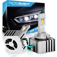 NOVSIGHT D3S LED-Scheinwerfer D1S D2S D4S 70 W 20000 lm superhelle Autoscheinwerferlampen 6500 K weiß Plug-and-Play-Autoscheinwerfer