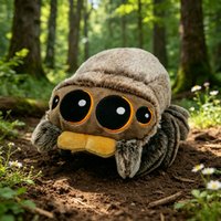 Cute Little Spider Fly Baby Soft Plush Toy Cartoon Animal Movie Peripheral Stuffed Doll Kids Birthday Christmas Gift