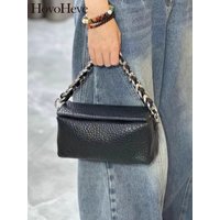 Fashion Women Chain Strap Shoulder Bag Small Flap High Quality Sheepskin Genuine Leather Sling Crossbody Bag Party Totes Handbag