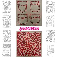 Bathtime Silicone Clear Stamps Metal Cutting Dies Stencils for Scrapbooking Album Decorative Embossing Cut Die DIY Paper Card