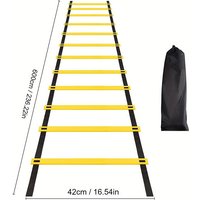 6M Flexibility Agility Ladder Nylon Strap Jumping Ladder Speed Training Fitness Stair Ladder Football Training Energy Ladder