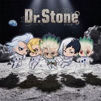 Dr. Stone ROAD TO THE MOON Astronaut Ver 10CM Double Sided Acrylic Stand Keychain 2026 New Anime Stand Senku Xeno Stanley Gift