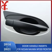 Car Door Insert Handle Bowl Cover For Nissan Navara Np300 Frontier 2014 2015 2016 2017 2018 2019 2020 2021 Accessories YCSUNZ