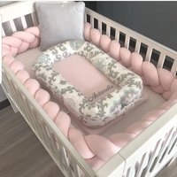 2025 Baby Bumper Bed Braided Crib Bumpers for Boys Girls Infant Crib Protector Cot Bumper Tour De Lit Bebe Tresse Room Decor