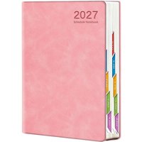 Multi-Purpose A5 2027 Planner with Monthly & Weekly Plan Pages Efficiency Schedule Notebook 365 Days Journal Students