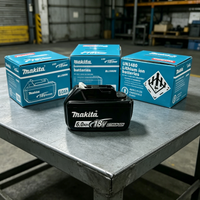 Makita BL1860B 18V 6.0Ah LXT Battery + DC18RC Fast Charger Kit, Power Display, EU/US Plug Option, Original Box.