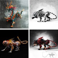 HiPlay SHENX Red-striped Black Tiger FX-7800H Assembly Model Kits