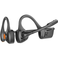 Open Ear Bluetooth 5.1 Headset Aptx HD/ LL Noise Canceling Microphone, Long 24H Wireless Headset for Cellphone PC Laptop