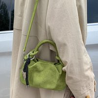 Small Suede Fashion Leather Shoulder Bags for Women 2026 Luxury Designer Brand Trend Crossbody Bag Females Short Handle Handbags