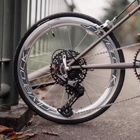 SILVEROCK SR40 Alloy Wheels 20 inch 406 451 V Brake Rim Caliper Brake 40 High Profile 74 100/130 Folding Bike Minivelo Wheelset