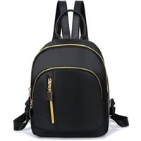 Fashion Women's Mini Backpack Multi-Function Oxford Daypack Shoulder Bag Portable Black Travel Girl Purse