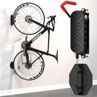 Support mural pour vélo, support de stationnement pour vélo de route, support de vélo de montagne, boucle rotative, accessoires de garage, 1 pièce