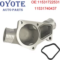 OYOTE 11531722531 11531740437 Thermostat Housing Cover with Gasket For BMW M3 Z3 E34 E36