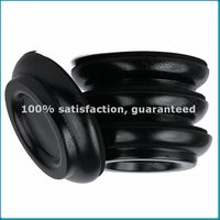 Piano Caster Cups Piano Wheels Upright Piano Leg Foot Pads Protectors Wood Set of 4, Black-ABFB