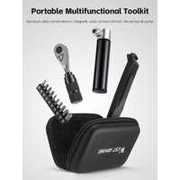 AliExpress West Biking WEST BIKING Multifunctional Toolkit Portable Repair Tool Bag Ratchet Wrench Kit Tire Lever Mini Pump Tools Set Bike Accessories