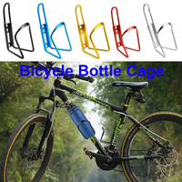 AliExpress NONE Simple Durable Metal Bicycle Bottle Cage Aluminum Alloy Bike Kettle Holder Mountain Bike Water Cup Cages Drink Bottle Bracket
