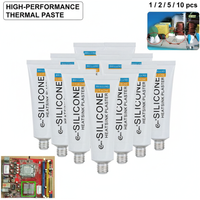 Silicone Thermal Glue Adhesive Conductive Heat Silicone GPU Plaster Paste Toothpaste Tube Heat-Guided Tube Bonding Radiator