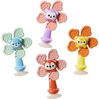 Suction Cup Spinner for Babies, Bath Toys for Babies, Novelty Spinning Toys for Airplane Travel, Restaurant,Calming Toys