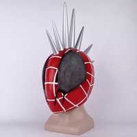 Anime Red Mask Cosplay Punk Masks Across the Sspiders Verse Helmet Props Hobie Halloween Cosplay Costume Prop And Accessorie