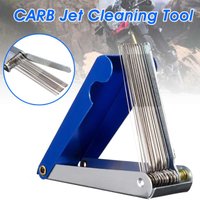 Carbon Dirt Carb Jet Cleaning Needles Brushes Tool Set Carburetor Wire Cleaner Remove Set For Motorcycle ATV Chainsaw Parts