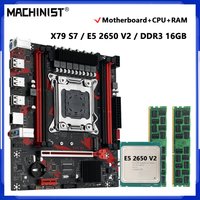 MACHINIST X79 S7 Motherboard, Optional Xeon E5 2650 V2 CPU LGA 2011 Processor and DDR3 16G Memory RAM Kit set NVME M.2