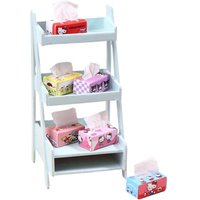 1:12 Dollhouse Miniature Hello Kitty Tissue Box Paper Box Model Decor Toy Doll House Accessories