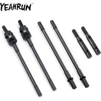 YEAHRUN 2Pcs Metal Steel Front Rear Drive Shaft CVD for Axial AXI03004 Capra UTB 1/10 RC Crawler Car Truck Model Upgrade Parts