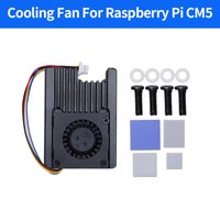 Raspberry Pi CM5 Cooling Fan Heatsink with PWM Speed Adjustable Fan Active Radiator Cooler for Compute Module 5 IO Board