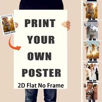 Custom Posters Personalized Wall Arts Custom Family Photos/wedding Photos/graduation Photos Canvas Printings For Room Decor