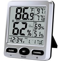2025 Smart Indoor Digital Thermometer Hygrometer Real-Time Temp Humidity Monitor with Alarm Max/Min Records Calibration For Home