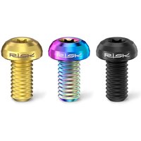 AliExpress RISK 12pcs Risk T25 Disc Brake Rotor Fixing Bolts M5x10mm Titanium Alloy Bicycle Screws for MTB Road Bike Disc Brake Accessories